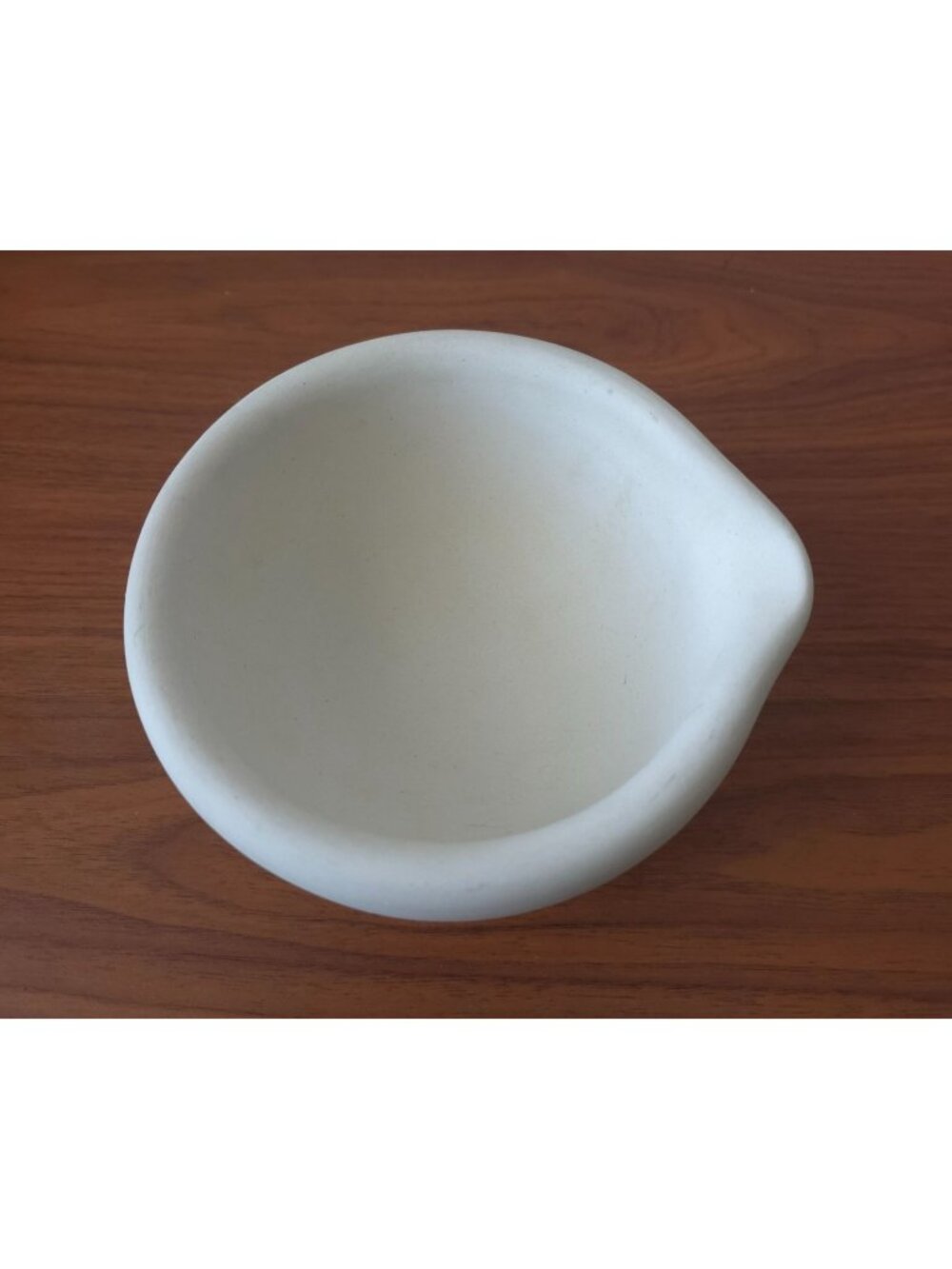 Milton Brook Unglazed Vitrified Porcelain #2 Mortar & Beechwood Pestle Set - Picture 2 of 7